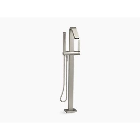 Kohler Bath Filler Trim, Vibrant Brushed Nickel, Floor T97330-4-BN